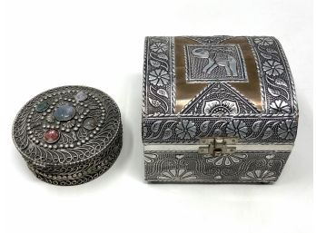 Pair Of Jewelry Boxes Made In India