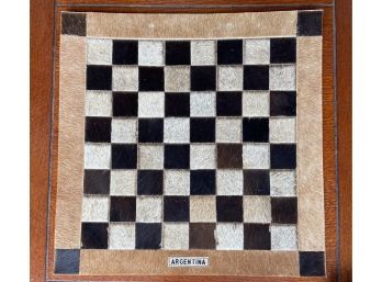 Argentine Cowhide Chess Board