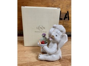 New In Box Lenox Elephant Figurine 'Chef Du Jour'