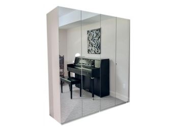 Pair Of Mirrored Wardrobe Cabinets