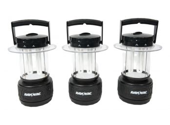 Set Of Three Ray O Vac Lantern Emergency Lights
