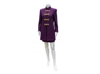 St. John Collection Knit Skirt And Jacket Set (Size 8)