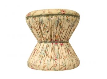 Upholstered Vanity Stool On Casters