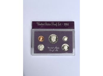 United States Proof Set 1984, Packaged By The U.S. Mint.
