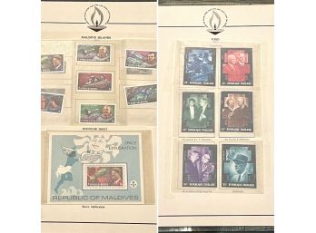 'And The Glow From That  Fire Can Truly Light The World' Stamp Collection, Part 2: Space & Imperforate