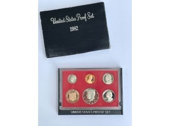 United States Proof Set 1982 'S', Packaged By The U.S. Mint.