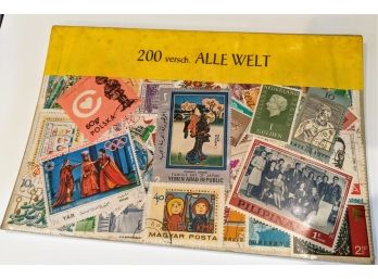 Sealed Group Of Global Stamps From Around The Globe