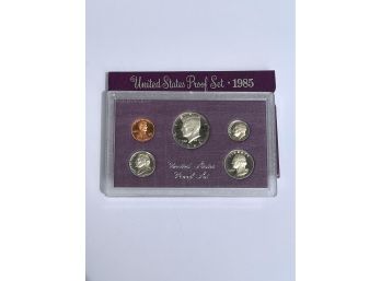 United States Proof Set 1985 'S', Packaged By The U.S. Mint.