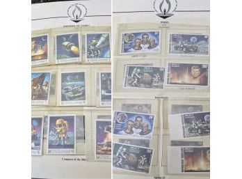 'and The Glow From That  Fire Can Truly Light The World' Stamp Collection, Part 1: Space Theme From Yemen/Togo