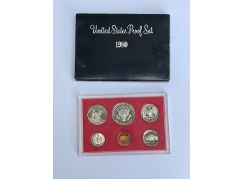 United States Proof Set 1980 'S', Packaged By The U.S. Mint.
