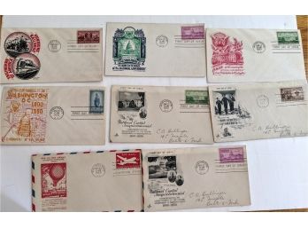 Lot Of 8 1950 Collectable First Day Of Issue Stamps