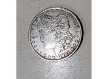 US Morgan Silver Dollar Coin 1881