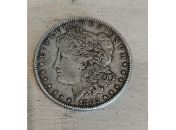 U.S Morgan Silver Dollar Coin - 1882
