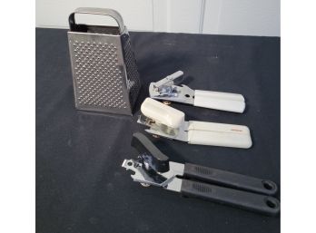 Cheese Grater And Can Openers