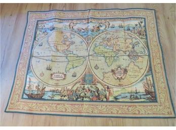 Old World Map Wall Tapestry Gobly's France