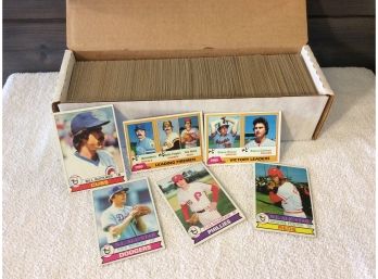 Box Filled With Hundreds Of 1970s-1980s Topps Baseball Cards With Stars