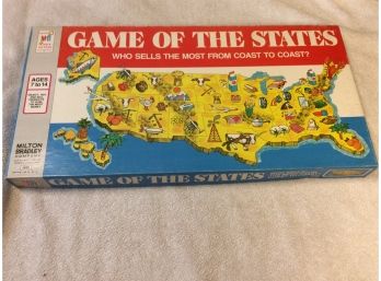 1975 Milton Bradley Game Of The States Board Game