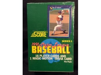 1991 Score Baseball Factory Sealed Wax Box