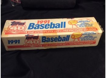 1991 Topps Baseball Complete Factory Set