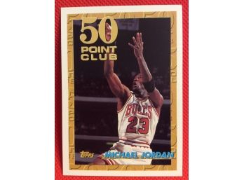 1993 Topps Michael Jordan 50 Point Club Card #64