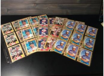 1987 Topps Baseball Rookies And Stars Lot In Sheets