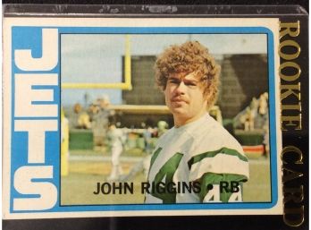 1972 Topps John Riggins Rookie Card #13