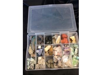 Rock Collection In Storage Case