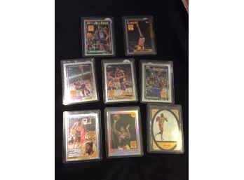 Lot Of 8 Magic Johnson Basketball Cards