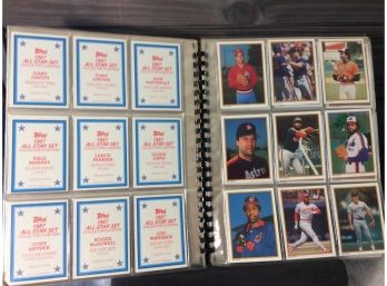 1984 & 1987 Topps All Star Cards In Sheets
