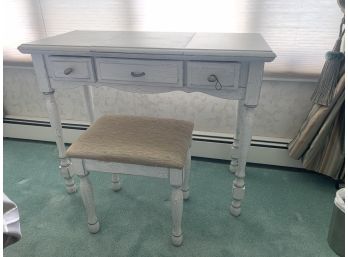 Dressing Table With Mirror And  Bench
