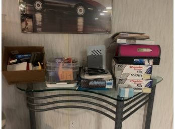 Large Group Of Office Supplies