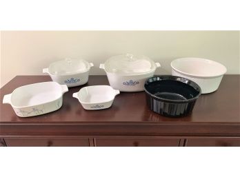 Group Of Corning Ware - Six Pieces