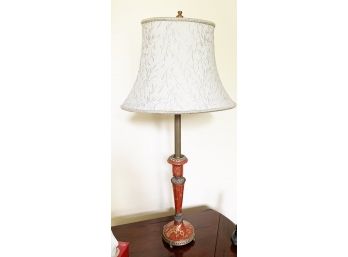 Tall Candlestick Form Table Lamp
