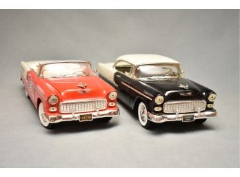 Pair Of ERTL Die-cast 1955/56 Chevrolet Bel Airs