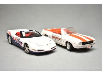 Pair Of ERTL Die-cast Chevrolet Indy 500 Official Pace Cars
