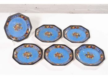 Set Of Six Wedgwood Octagonal Plates