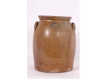 Antique Gardiner Stone Ware Salt Glazed Crock