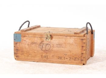 Wooden Hand Grenade Crate