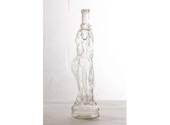 Art Glass Bottle In The Form Of A Woman