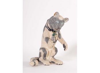 Saturnino Portuondo Odio (Cuban, 1928-1997) Cat Sculpture