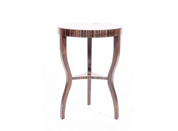 Hourglass Form Accent Table