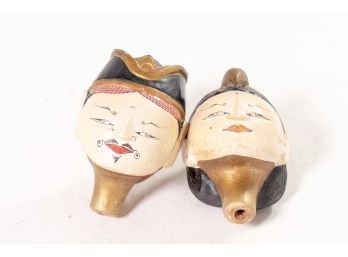 Pair Of Southeast Asian Puppet Masks