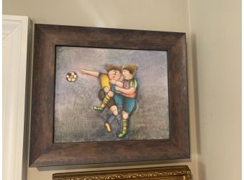 Soccer Painting  - 14 X 12