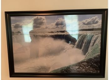 Photo Of Niagara Falls In Black Frame - 39 X 27