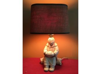 Inuit Woman Table Lamp.