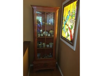 Oriental Style Display Cabinet.