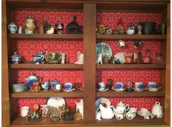 Entire Content Of  A Display Wall Cabinet