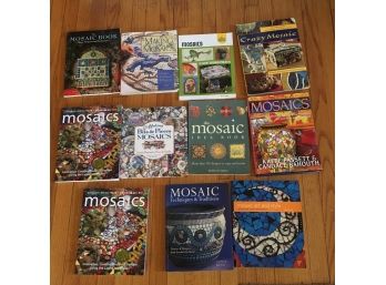 12 Books On Mosaic Art.