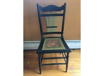 Nicely Redone Antique Chair.