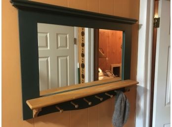 Entry Hallway Painted Mirror.